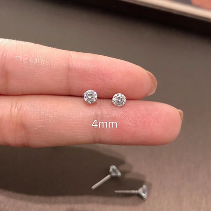100% Real 925 Sterling Silver Earrings Fashion Jewelry