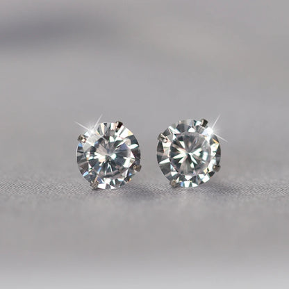 100% Real 925 Sterling Silver Earrings Fashion Jewelry