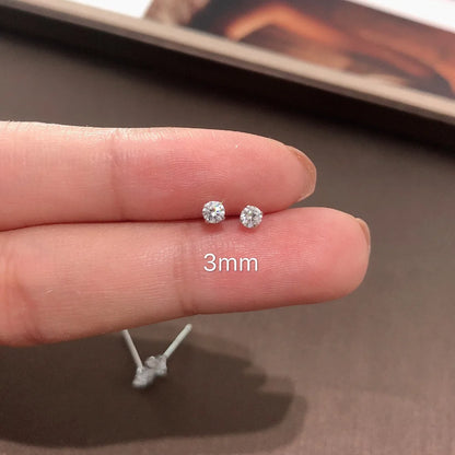 100% Real 925 Sterling Silver Earrings Fashion Jewelry
