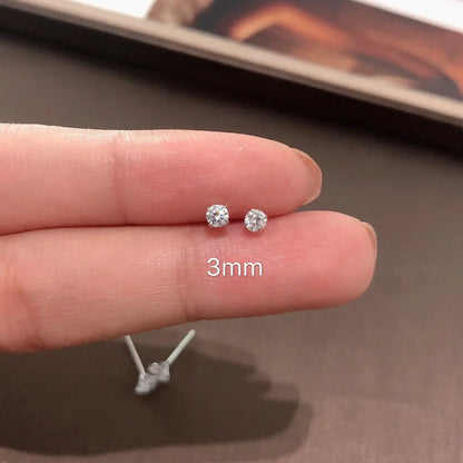 100% Real 925 Sterling Silver Earrings Fashion Jewelry