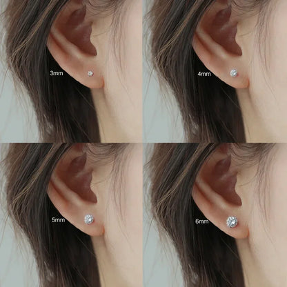 100% Real 925 Sterling Silver Earrings Fashion Jewelry