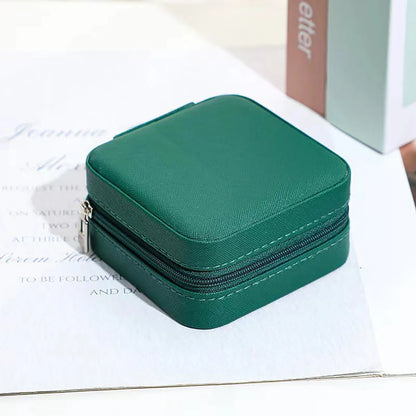 A portable organizer for travel jewelry boxes, storage bags, rings, earrings, necklaces, and bracelets - the perfect gift for women