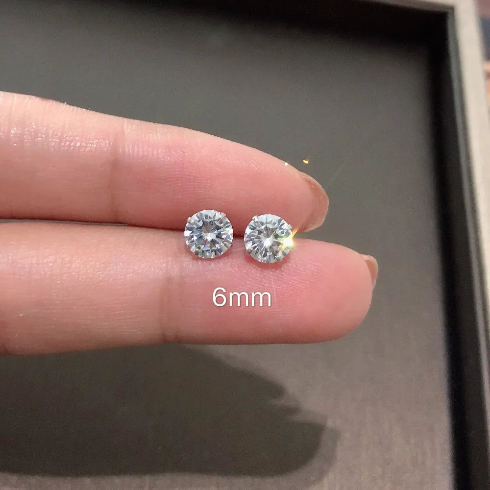 100% Real 925 Sterling Silver Earrings Fashion Jewelry